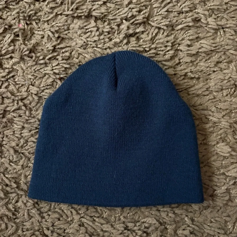 Wonder Nation Navy Blue Knit Beanie Hat Kids Winter Warm